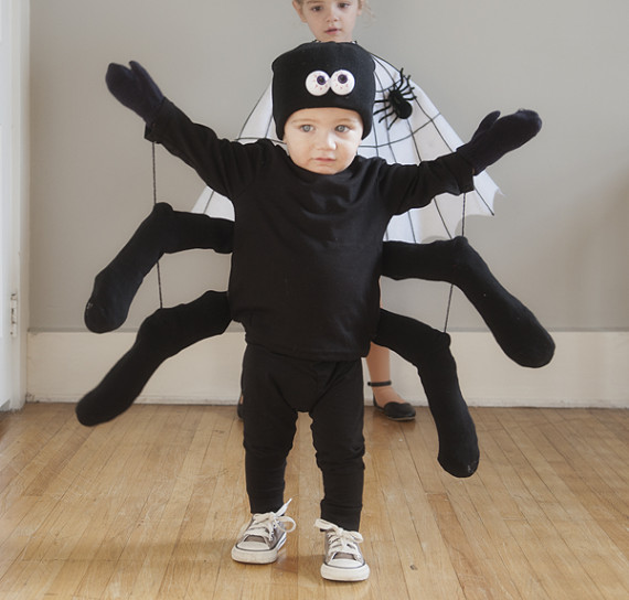 DIY| Φτιάξτε μόνοι σας αποκριάτικη στολή «αράχνη» για το παιδί