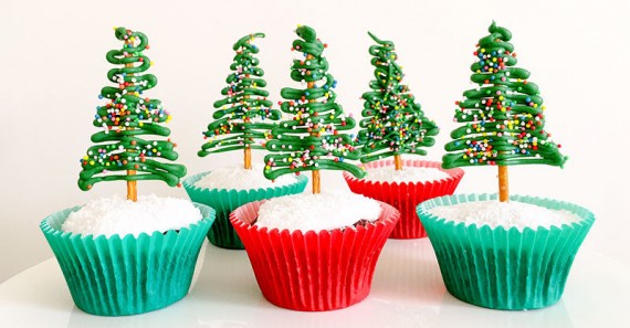 Χριστουγεννιάτικα cupcakes