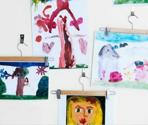 Πρωτότυπες ιδέες για να αναδείξετε τις ζωγραφιές των παιδιών σας